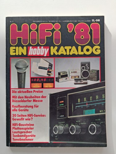 Hifi ein hobby katalog - hifi, 81