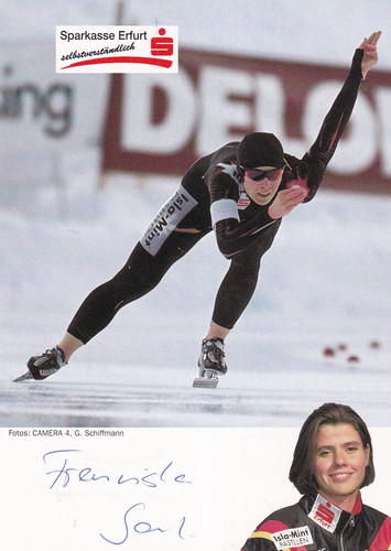 Autogramm franziska schenk - autogramm,