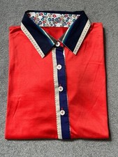 Poloshirt Van Laack - tolle Farben u. Muster im Retrolook - 2 Ärmelvarianten TOP