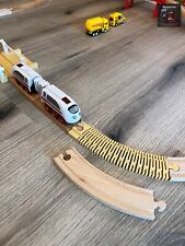 3'er Set Flexible Schienen für Holzeisenbahnen - kompatibel Brio Ikea Lillabo