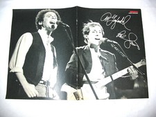 SIMON & GARFUNKEL / DALLAS Familie Ewing - BRAVO Poster  gefaltet - Sammlerstück