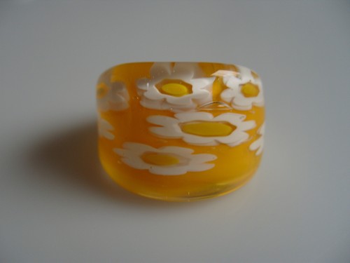 Murano glas ring original - glas,