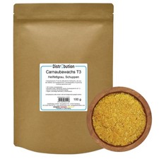 Carnaubawachs T3 Schuppen 100g-25kg – Veganes Wachs für Kosmetik & Polituren