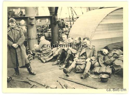 Orig foto soldaten mit schiff - foto,