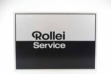 Rollei Service Schild Tafel Sign Plaque Aluminium Rolleiflex 21x30cm 90557