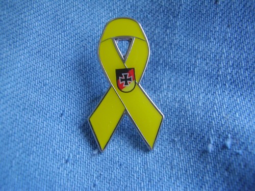 Pin bundeswehr gelbe schleife - bundeswehr,