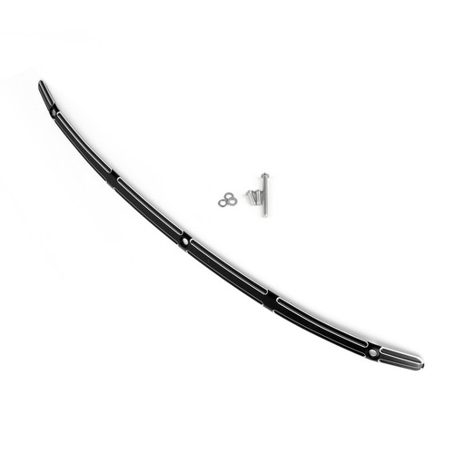 Black cnc windshield - black,
