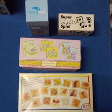 4x Spiele Memory Mitbringspiele