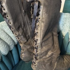 Schwarze Schicke Stiefel Mit