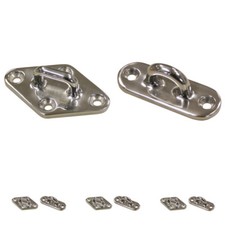 Augplatte Edelstahl V4A