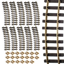10x Gleise gebogen R 90 cm + Verbinder komp. LGB Piko Spur-G Schienen Gartenbahn