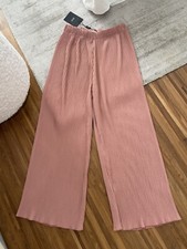 Plissee Hose mit weitem Bein