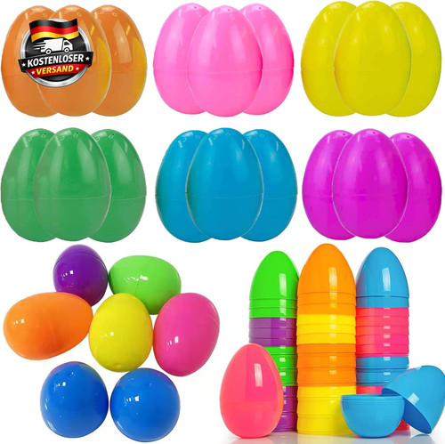 Keelyy 50x ostereier plastik - 50x,