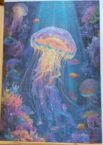 Puzzle 1000 teile - teile, quallen