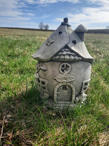 Gartenfigur feenhaus haus - gartenfigur,