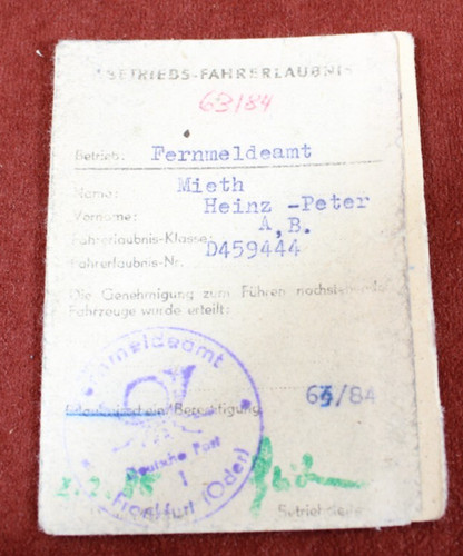 Altes ddr dokument - altes, ddr-dokument