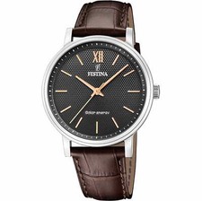 Festina F20660/6 Herren Solarenergie Lederarmbanduhr