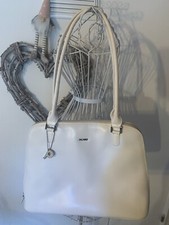 Picard Umhängetasche Schultertasche weiß Glattleder Rindsleder Berlin M