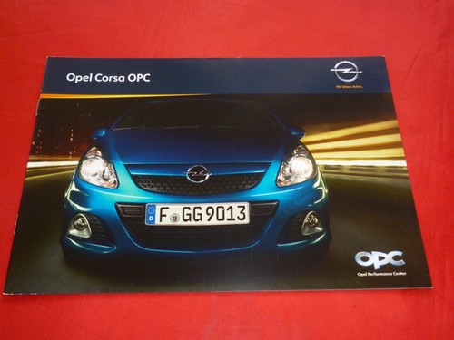Opel corsa opc prospekt - corsa,