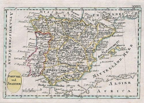 1807 spain espana portugal - spain,