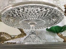 Vintage WMF Tortenständer Tortenplatte Glas Kristallglas Bleikristall Diadem