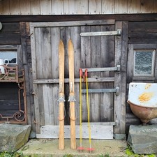 Original alte Holzski Ski L
