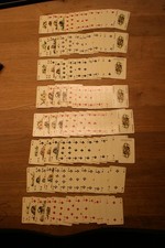 alte Tarot/Romme/Patience Spielkarten komplett sehr guter Zustand