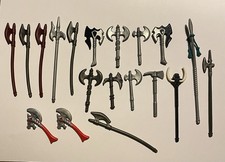 Playmobil Sammlung 19 x Waffen  Axt Äxte Doppelaxt Hellebarde Speer Konvolut