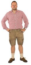 kurze sportliche Lederhose Trachtenlederhose Plattlerhose Gürtel Oktoberfest