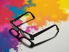 Orig. Giorgio Armani Damen Brillengestell schwarz Strass Nr. 807  Modell 135  GA