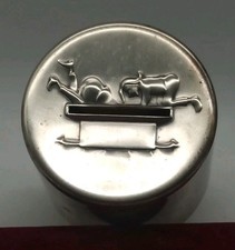  Alte Spardose Metall Sammler Sparkasse Max und Moritz Vintage Sparbüchse + Schl