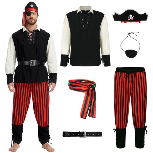 Piratenkostüm für herren - piratenkostüm,