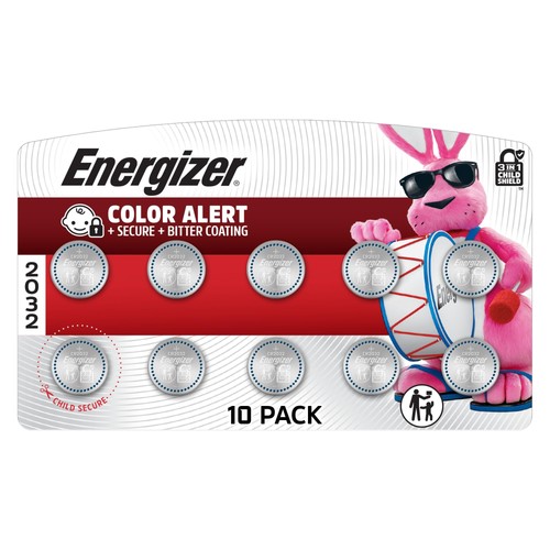 Energizer 2032 batteries 10 - batteries, (10