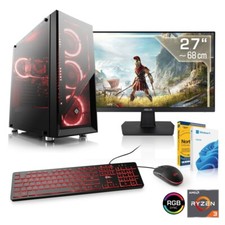 CSL Levita L8182 Gaming-PC-Komplettsystem (27", AMD Ryzen 3 4300GE, AMD Radeon™ 