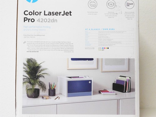 Color laserjet pro 4202dn - hp,