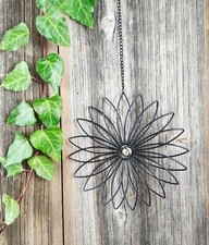 Wanddeko Blume Blüte Metall