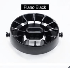 Lüfterdüsen Lüftung in Turbinenoptik in Schwarz glanz   Smart 453 ForTwo