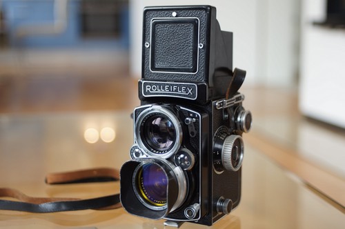 Tlr kamera rolleiflex - kamera, 2,8