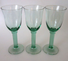 3x Weinglas Bistroglas grün