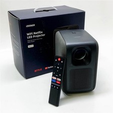 Beamer【Integriertes Netflix/YouTube/Prime Video】, Full HD 1080P 18000 Lumen,