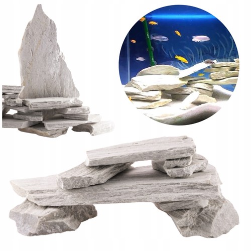 Aquarium weisser schiefer - weisser,
