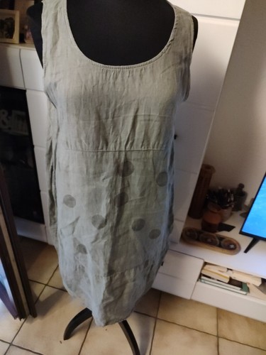 Leinen sommer kleid - leinen,