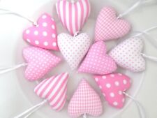 Tilda Stoffherzen in rosa /