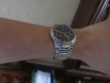 Herrenuhr Chronometer ,Edelstahl,Doppelschnalle,10ATM,Rivado,gepflegterGebr.zust