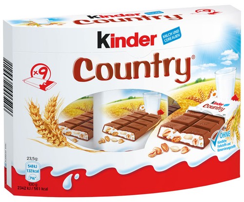 Ferrero kinder country 9 - kinder,