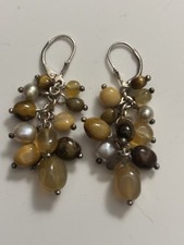 WK Whitney Kelly Sterlingsilber Cha Cha Ohrringe Multi Edelstein