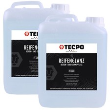 2x 5L TECPO REIFENGLANZ und