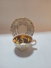 Prunk Porzellan, Porzellanfabrik Bavaria AG, Mocca Tasse + Untertasse