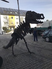 Dinosaurier Stahlskelett Mega Größe 2,5m Hoch Das Highlight
