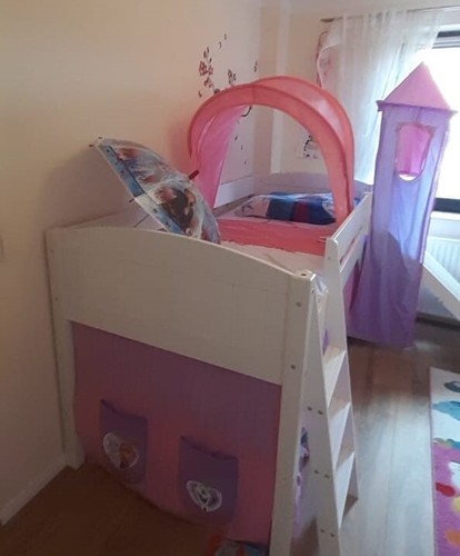 Kinder hochbett mit rutsche - hochbett,